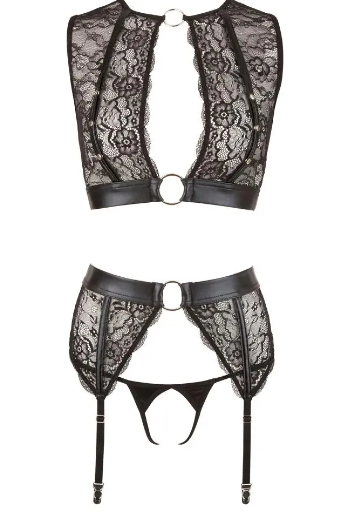 Cottelli Collection Bondage Cottelli Bondage Suspender Set