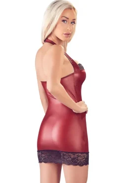 Cottelli Collection Halterneck Dress Red