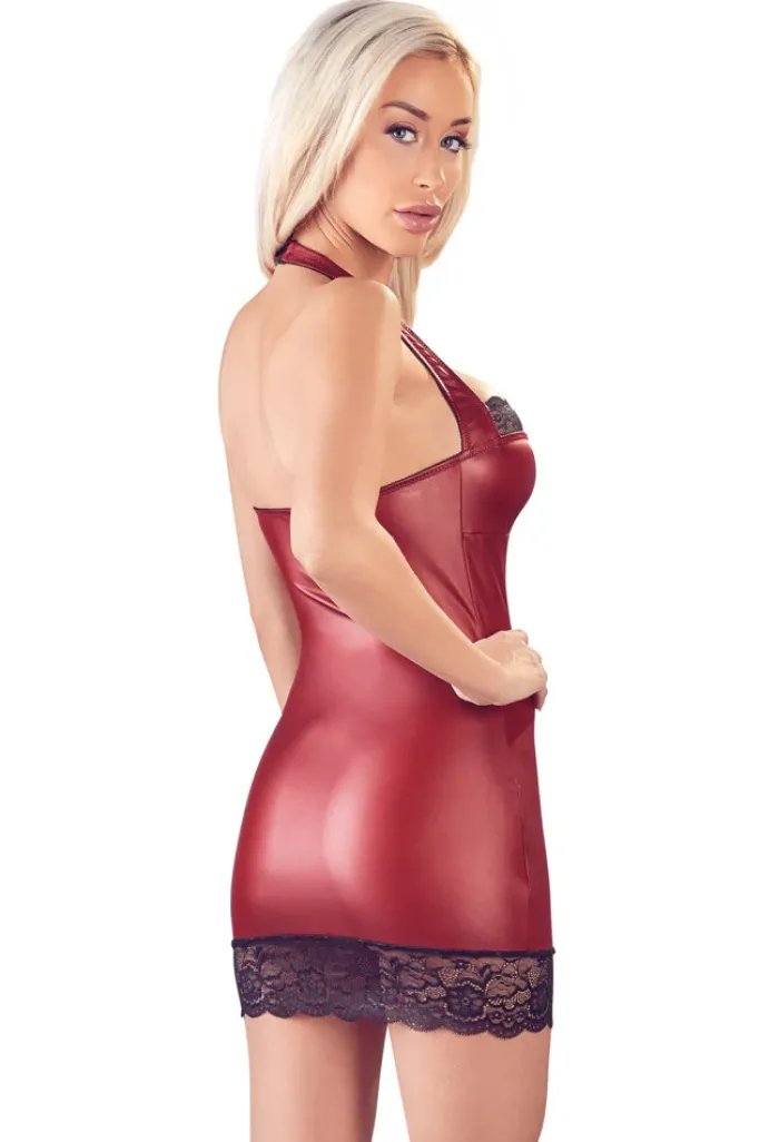 Cottelli Collection Halterneck Dress Red