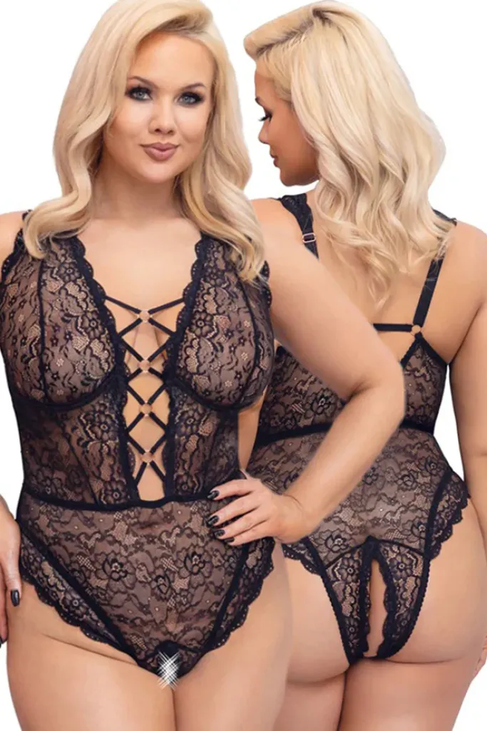 Cottelli Collection Cottelli Curves Lace Body