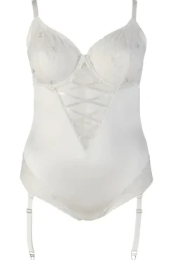 Cottelli Collection Cottelli Curves White Suspender Body (L)