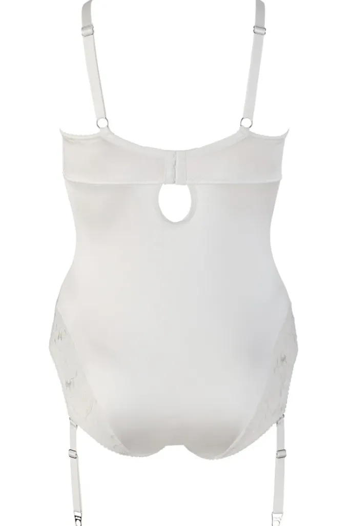 Cottelli Collection Cottelli Curves White Suspender Body (L)