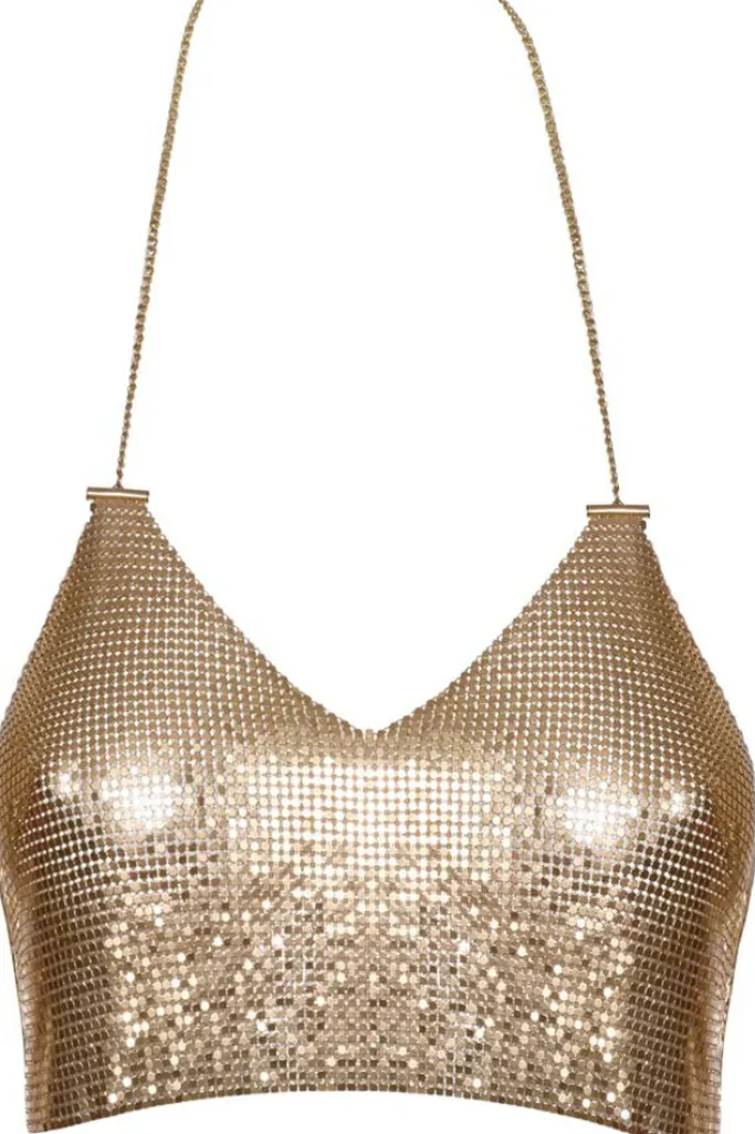 Cottelli Collection Cottelli Gold Shimmering Metal Top