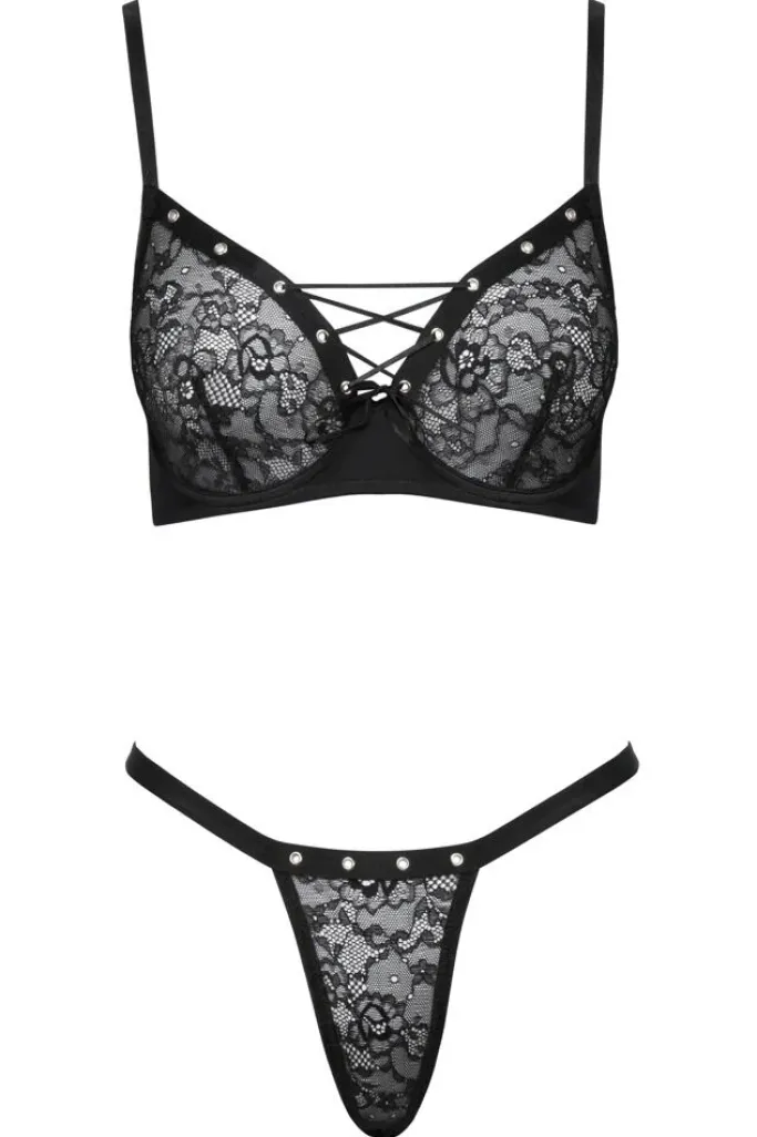 Cottelli Collection Cottelli Lingerie Black Bra Set