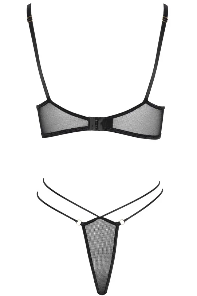 Cottelli Collection Cottelli Lingerie Bra and Rio String Set