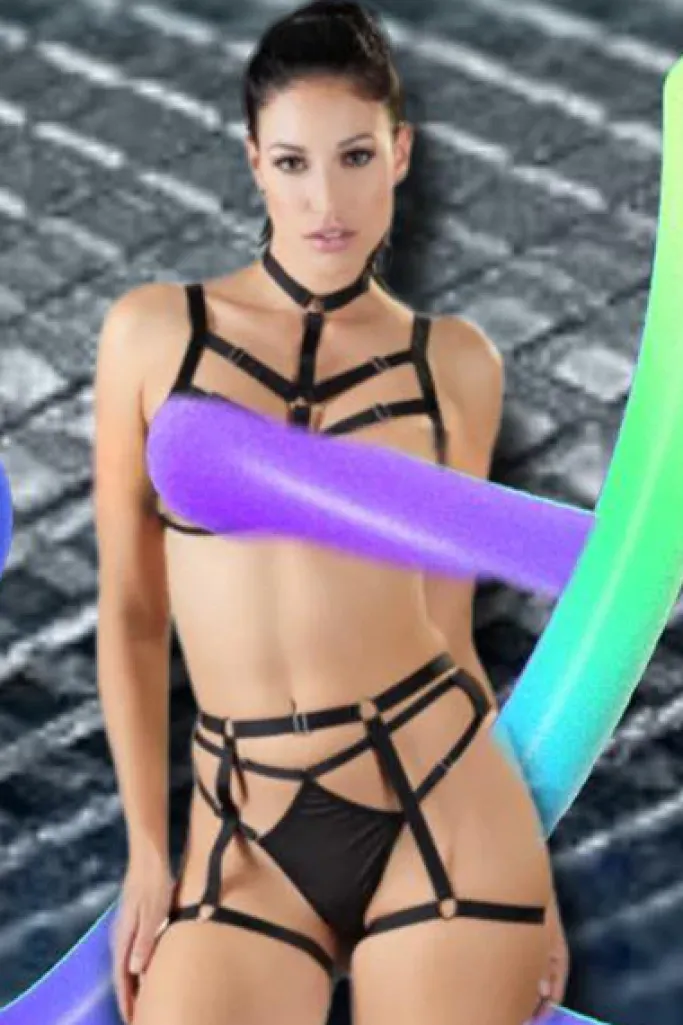 Cottelli Collection Cottelli Lingerie Harness Set