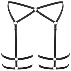 Cottelli Collection Cottelli Lingerie Harness Suspender Belt