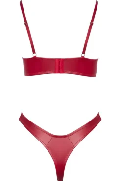 Cottelli Collection Cottelli Lingerie Red Bra Set