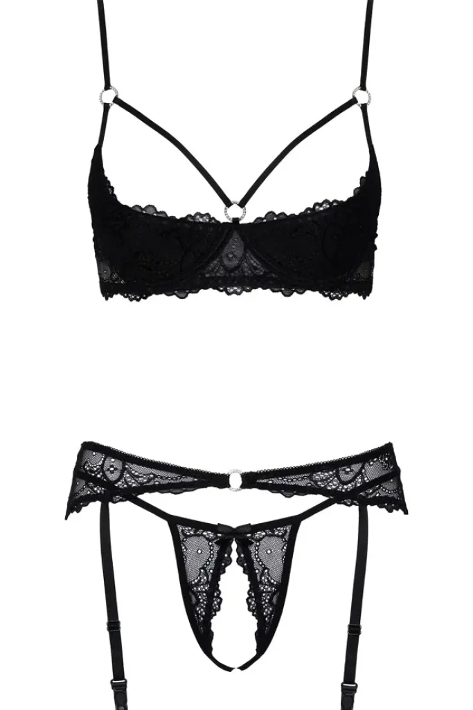 Cottelli Collection Cottelli Lingerie Shelf Bra Set