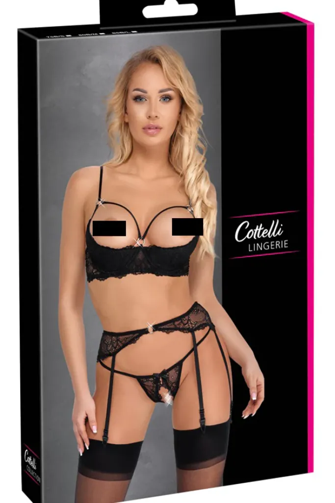 Cottelli Collection Cottelli Lingerie Shelf Bra Set