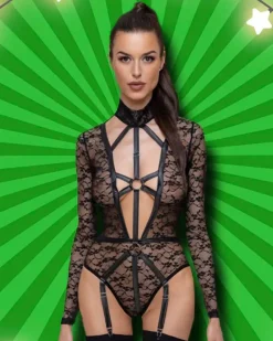 Cottelli Collection Cottelli Lingerie Strap Lace Body