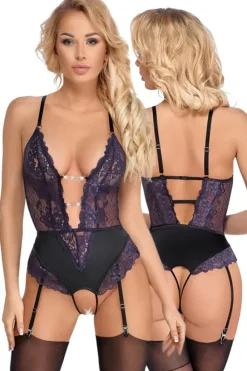 Cottelli Collection Cottelli Lingerie Super Seductive Purple Body