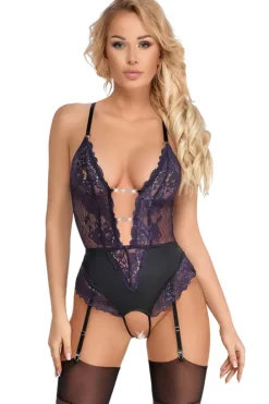 Cottelli Collection Cottelli Lingerie Super Seductive Purple Body