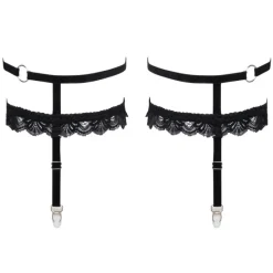 Cottelli Collection Cottelli Lingerie Suspender Garters Set 1