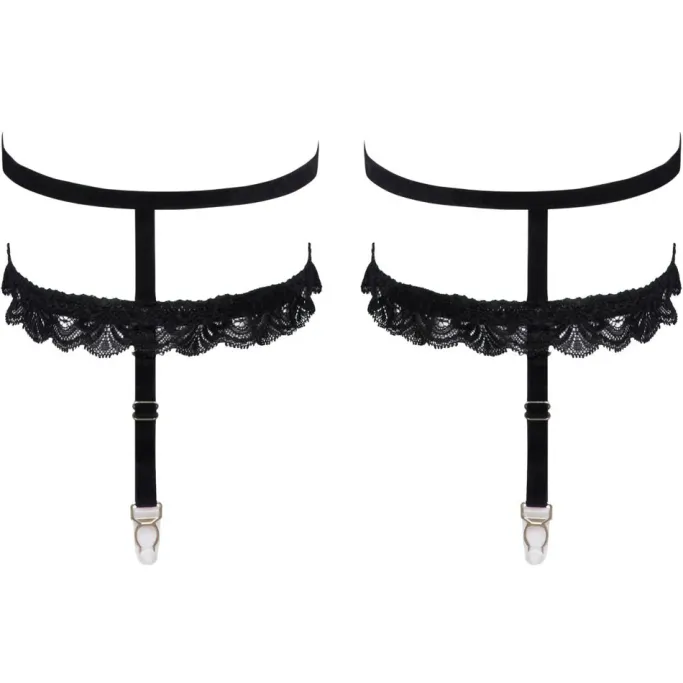 Cottelli Collection Cottelli Lingerie Suspender Garters Set 1