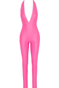 Cottelli Collection Cottelli Party Pink Jumpsuit