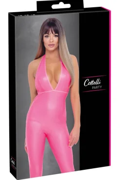 Cottelli Collection Cottelli Party Pink Jumpsuit