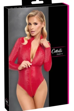 Cottelli Collection Cottelli Party Red Snakeskin Look Body