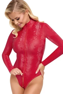 Cottelli Collection Cottelli Party Red Snakeskin Look Body