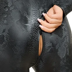 Cottelli Collection Cottelli Party Snakeskin Look Jumpsuit