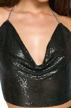 Cottelli Collection Cottelli Shimmering Metal Top