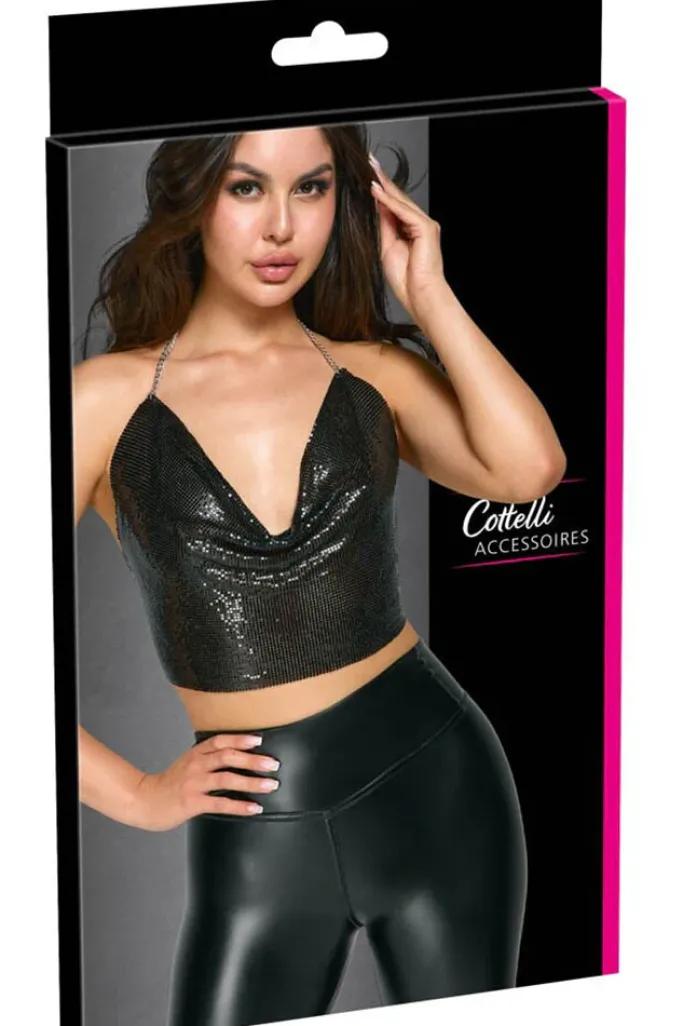 Cottelli Collection Cottelli Shimmering Metal Top