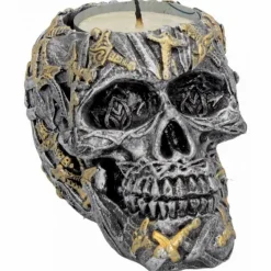 Nemesis Now Cranial Blade Skull Tea Light Holder 10cm