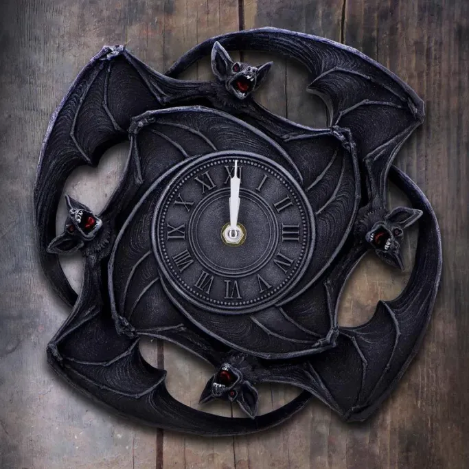 Nemesis Now Creatures of the Night Bat Wall Clock
