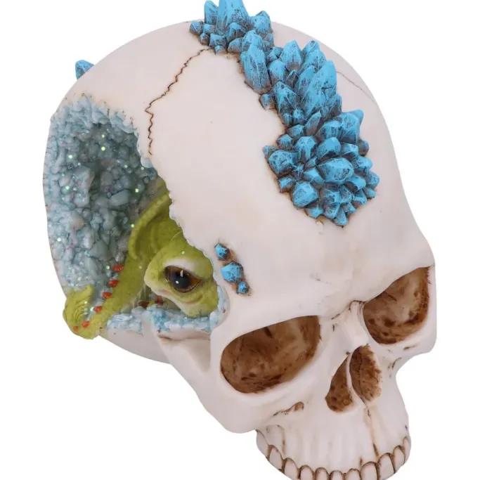 Nemesis Now Crystal Cave Blue Skull Dragon