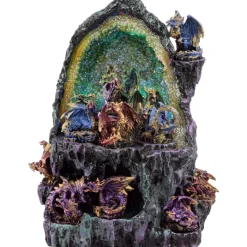Puckator Crystal Cave LED Dragon Figure Display Stand