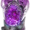 JD Gifts Crystal Cave LED Dragon Purple Small