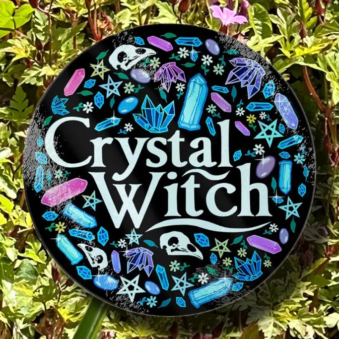 Grind Crystal Witch Glass Chopping Board