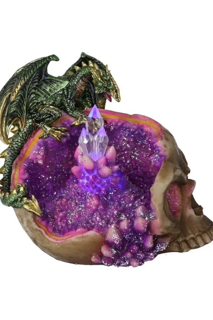 Nemesis Now Crystalline Cranium Dragon Skull