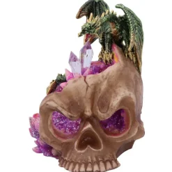 Nemesis Now Crystalline Cranium Dragon Skull
