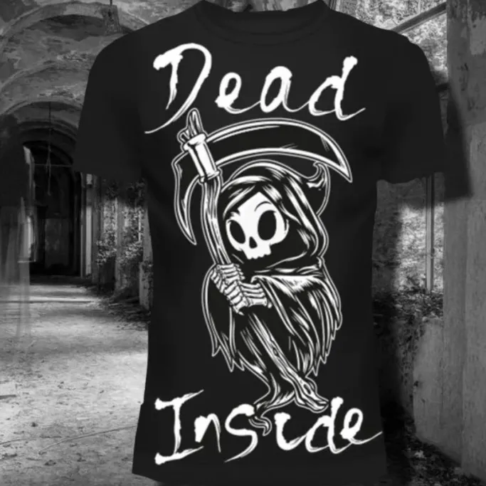 Innocent Clothing Cupcake Cult Dead Inside Reaper TShirt
