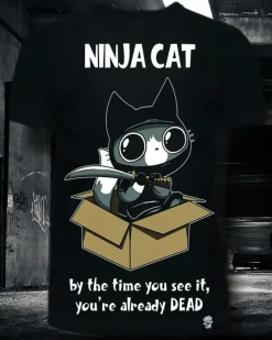 Innocent Clothing Cupcake Cult Ninja Cat T-Shirt