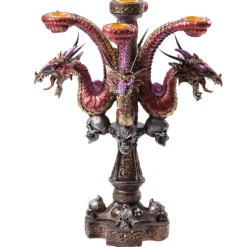 Puckator Dark Legends Multi Headed Purple Candle Stick Holder