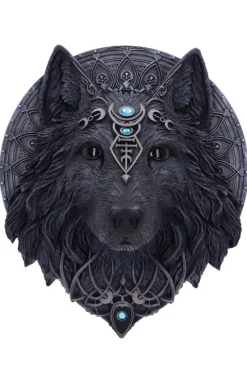 Nemesis Now Dark Wolf Moon Plaque