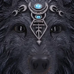 Nemesis Now Dark Wolf Moon Plaque