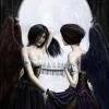 Eastgate Dashinvaine Illusion Greetings Card, Gothic Skull Greetings Card