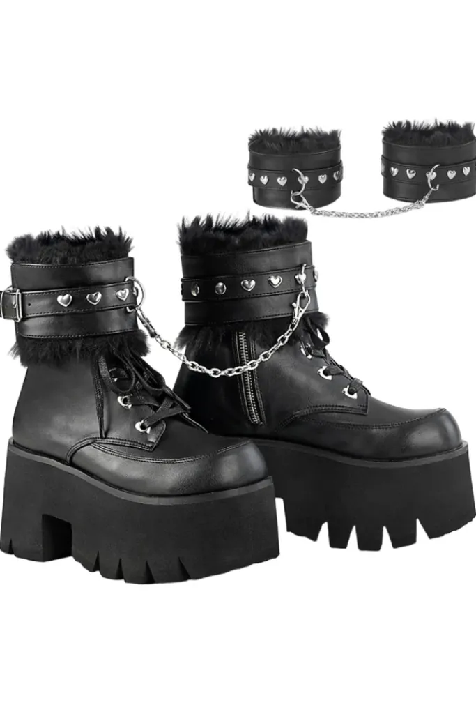 DemoniaCult ASHES 57 Boots Black