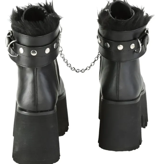 DemoniaCult ASHES 57 Boots Black
