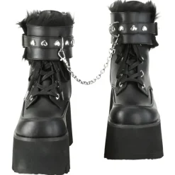 DemoniaCult ASHES 57 Boots Black
