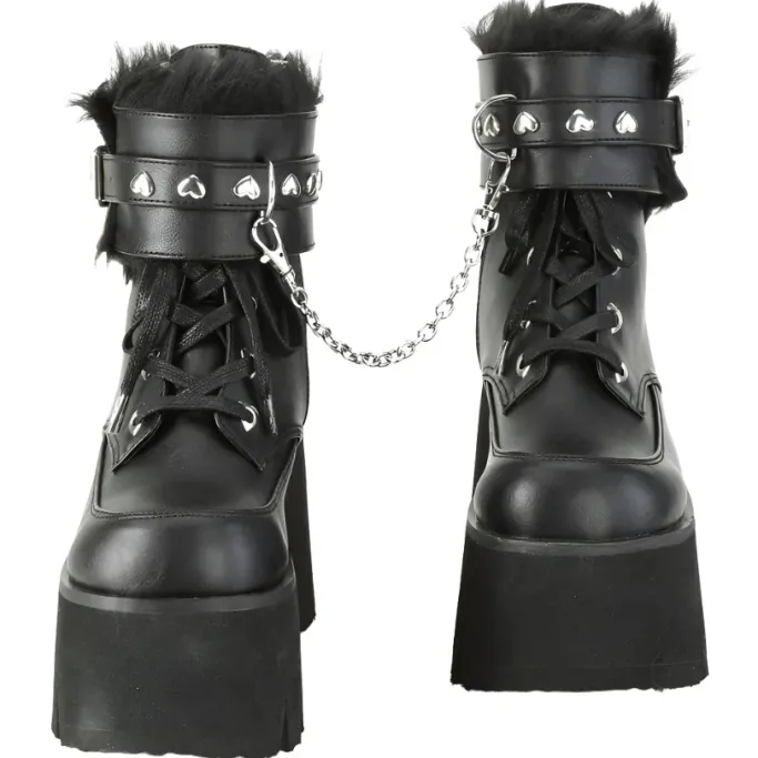 DemoniaCult ASHES 57 Boots Black