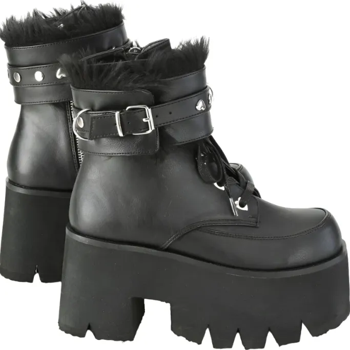 DemoniaCult ASHES 57 Boots Black