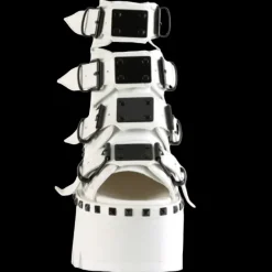 DemoniaCult ASHES 70 White Boots