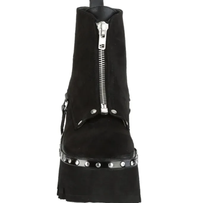 DemoniaCult ASHES-100 Boots Suede