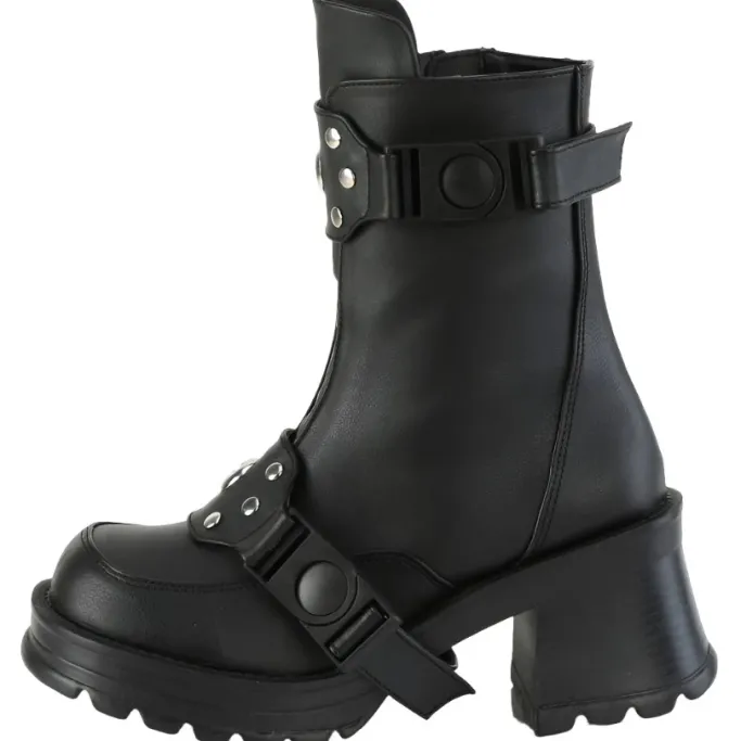 DemoniaCult BRATTY 56 Black Boots