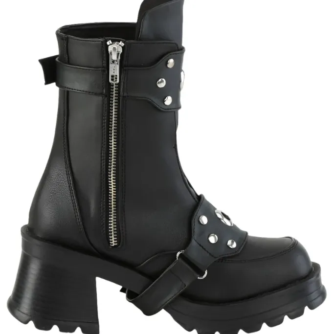 DemoniaCult BRATTY 56 Black Boots
