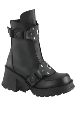 DemoniaCult BRATTY 56 Black Boots
